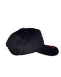 Dandy Flames Black Embroidered Hat