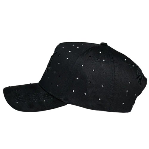 LA Crystals Black Thirty One Hat