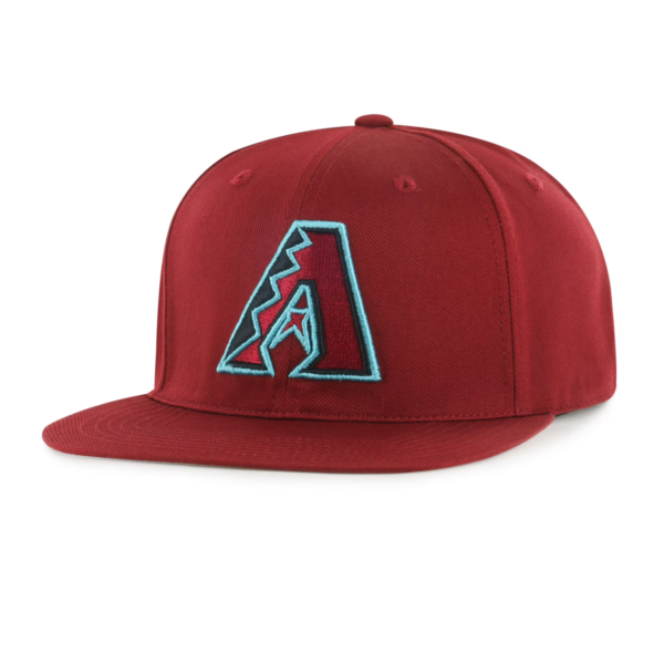 MLB Arizona Diamondbacks Red Flat Bill Snap Back Hat