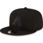 Mens New Era Arizona Diamondbacks Black Snapback Adjustable Hat