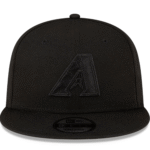 Mens New Era Arizona Diamondbacks Black Snapback Adjustable Hat