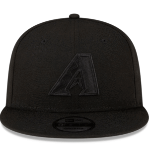 Mens New Era Arizona Diamondbacks Black Snapback Adjustable Hat