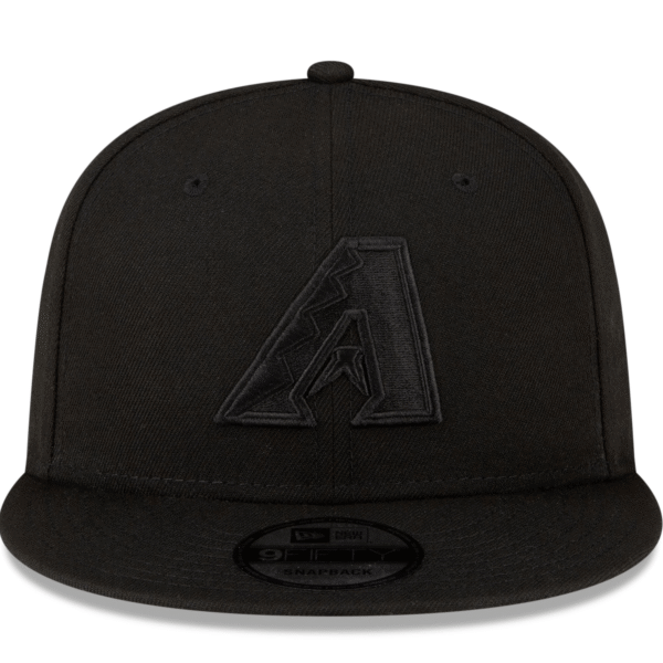 Mens New Era Arizona Diamondbacks Black Snapback Adjustable Hat