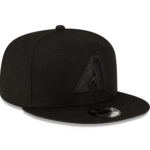 Mens New Era Arizona Diamondbacks Black Snapback Adjustable Hat