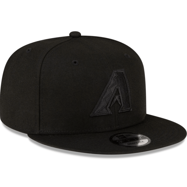 Mens New Era Arizona Diamondbacks Black Snapback Adjustable Hat