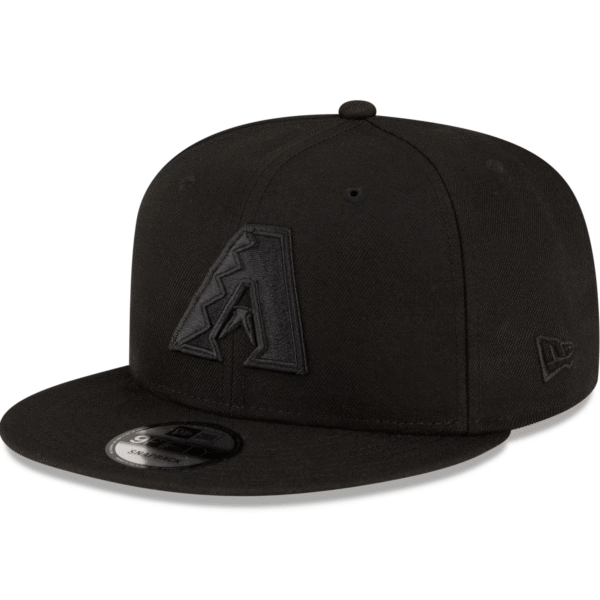 Mens New Era Arizona Diamondbacks Black Snapback Adjustable Hat