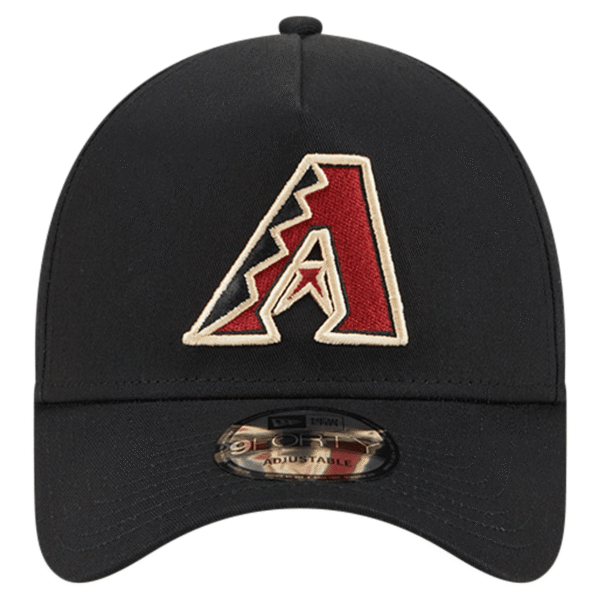 Mens New Era Black Arizona Diamondbacks Adjustable Hat