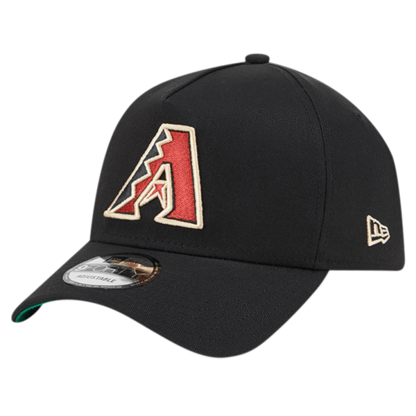 Mens New Era Black Arizona Diamondbacks Adjustable Hat