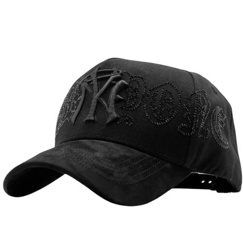 NY Crystals Black Thirty One Hat