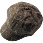 Women's Wool Tweed British Ivy Newsboy Beret Painter Cap