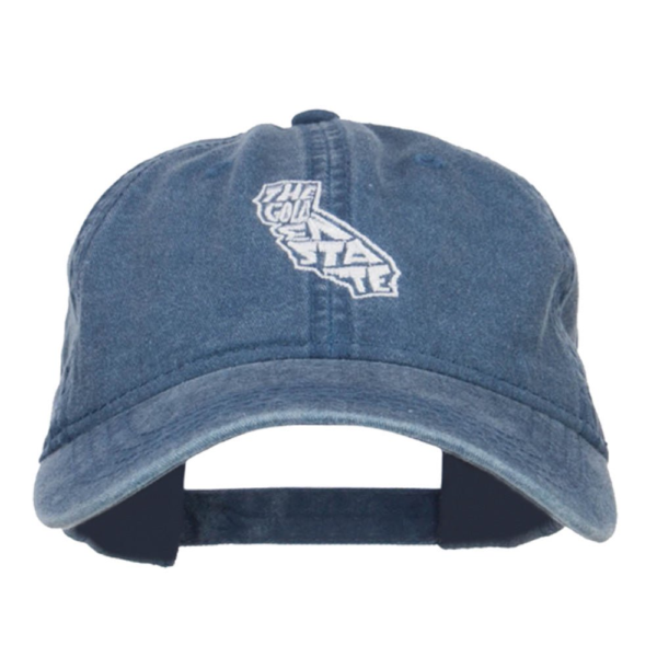 California Golden State Embroidered Navy Cap