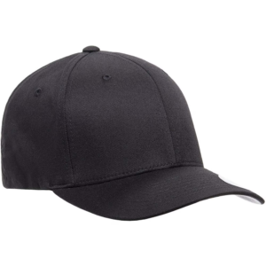 Flexfit Men Athletic Baseball Fitted Black Cap