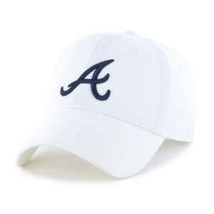 MLB Atlanta Braves Clean Up White Adjustable Hat