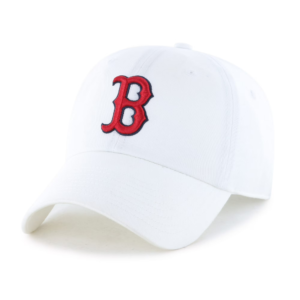 MLB Boston Red Sox Clean Up White Adjustable Hat