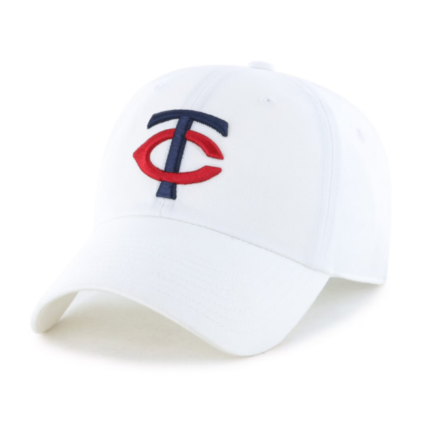 MLB Minnesota Twins Clean Up White Adjustable Hat