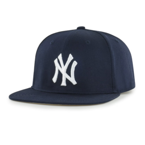 MLB New York Yankees Primary Team Color Flat Bill Snap Back Hat