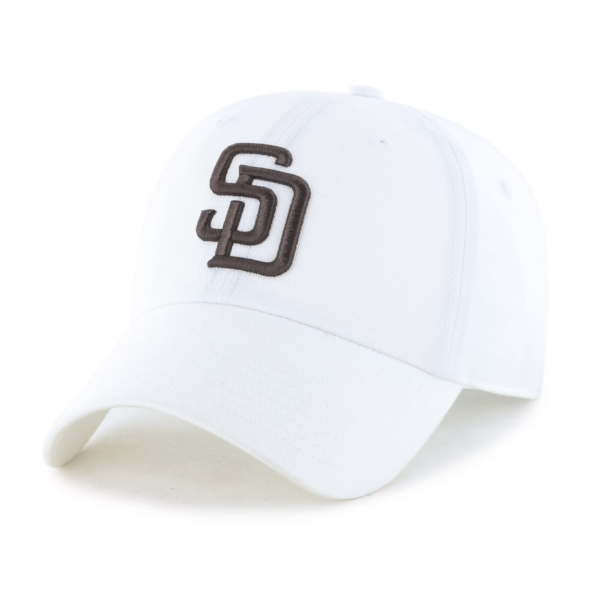 MLB San Diego Padres Cardinals Clean Up White Adjustable Hat