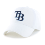 MLB Tampa Bay Rays Clean Up White Adjustable Hat