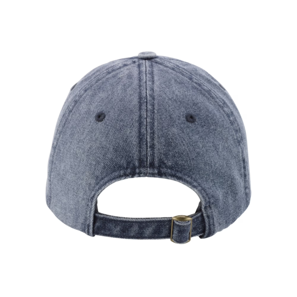Medium Denim Solid Baseball Hat