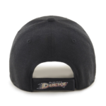 Men 47 Black Anaheim Ducks Wordmark Back Strap MVP Adjustable Hat