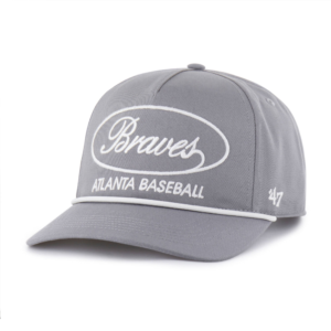 Men 47 Gray Atlanta Braves Foundational Hitch Adjustable Hat
