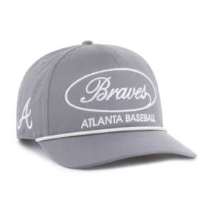 Men 47 Gray Atlanta Braves Foundational Hitch Adjustable Hat