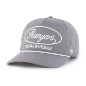 Men 47 Gray Texas Rangers Foundational Hitch Adjustable Hat
