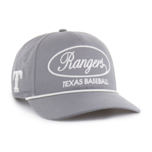 Men 47 Gray Texas Rangers Foundational Hitch Adjustable Hat