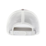 Men 47 Gray White Atlanta Braves Tide Sweep Rope Trucker Adjustable Hat
