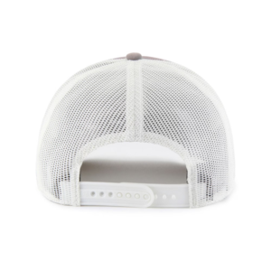 Men 47 Gray White Atlanta Braves Tide Sweep Rope Trucker Adjustable Hat