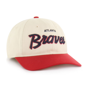Men 47 Natural Atlanta Braves Crosstown Franchise Fitted Hat