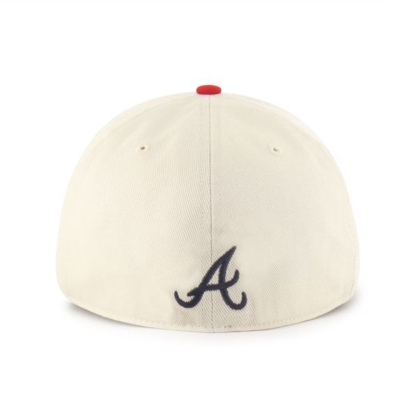 Men 47 Natural Atlanta Braves Crosstown Franchise Fitted Hat