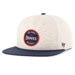 Men 47 Natural Atlanta Braves Payson Captain Adjustable Hat