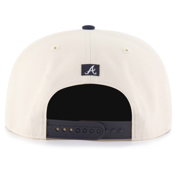 Men 47 Natural Atlanta Braves Payson Captain Adjustable Hat