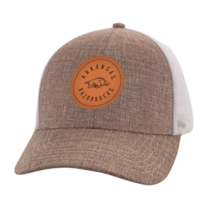Men Ahead Tan White Arkansas Razorbacks Pregame Adjustable Hat