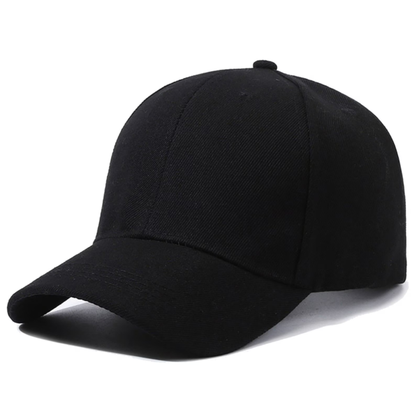 Men Athletic Baseball Fitted Cap Black
