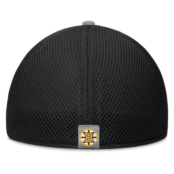 Men Fanatics Black Boston Bruins Fundamentals Span Flex Hat