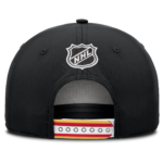 Men Fanatics Black Calgary Flames NHL Draft Authentic Pro On-Stage Podium A-Frame Adjustable Hat