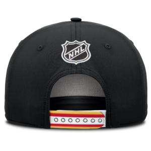 Men Fanatics Black Calgary Flames NHL Draft Authentic Pro On-Stage Podium A-Frame Adjustable Hat