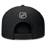 Men Fanatics Black Carolina Hurricanes Authentic Pro Rink Team Code Snapback Hat