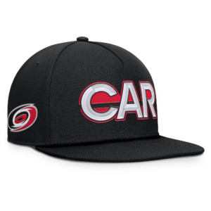 Men Fanatics Black Carolina Hurricanes Authentic Pro Rink Team Code Snapback Hat