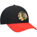Men Fanatics Black Chicago Blackhawks Core Primary Logo Flex Hat