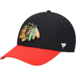 Men Fanatics Black Chicago Blackhawks Core Primary Logo Flex Hat