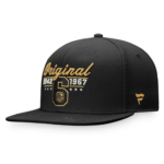 Men Fanatics Black NHL Original Six Snapback Hat