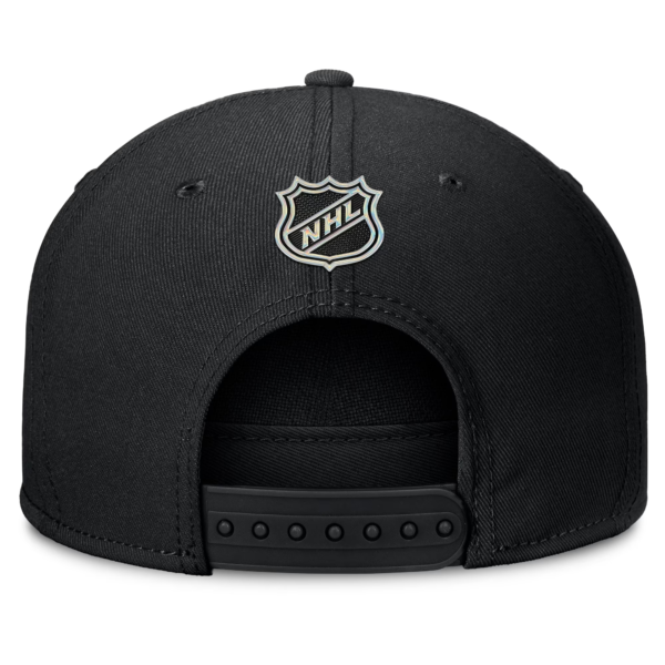 Men Fanatics Black New Jersey Devils Authentic Pro Rink Team Code Snapback Hat