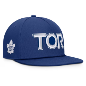 Men Fanatics Blue Toronto Maple Leafs Authentic Pro Rink Team Code Snapback Hat