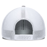 Men Fanatics Gray White Utah Mammoth Utah Badge Trucker Adjustable Hat