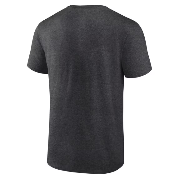 Men Fanatics Heather Charcoal Winnipeg Jets Authentic Pro Core Secondary T-Shirt
