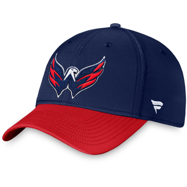 Men Fanatics Navy Washington Capitals Core Primary Logo Flex Hat
