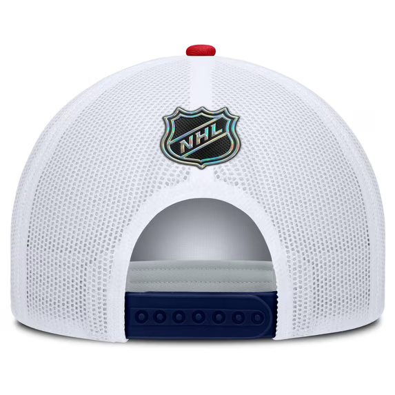 Men Fanatics Navy White New York Rangers Authentic Pro Rink Adjustable Hat